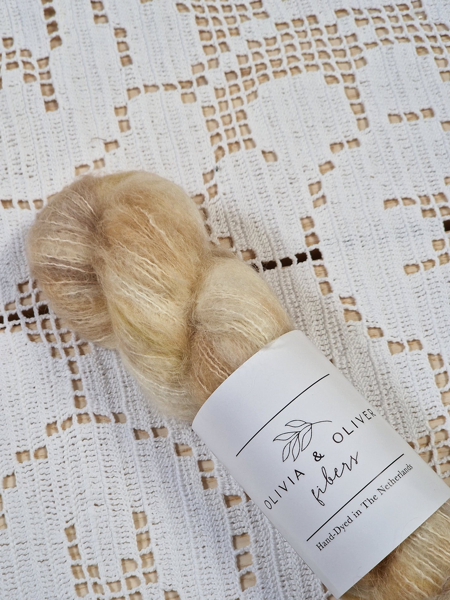 Olivia & Oliver Fibers hand-dyed Suri Silk