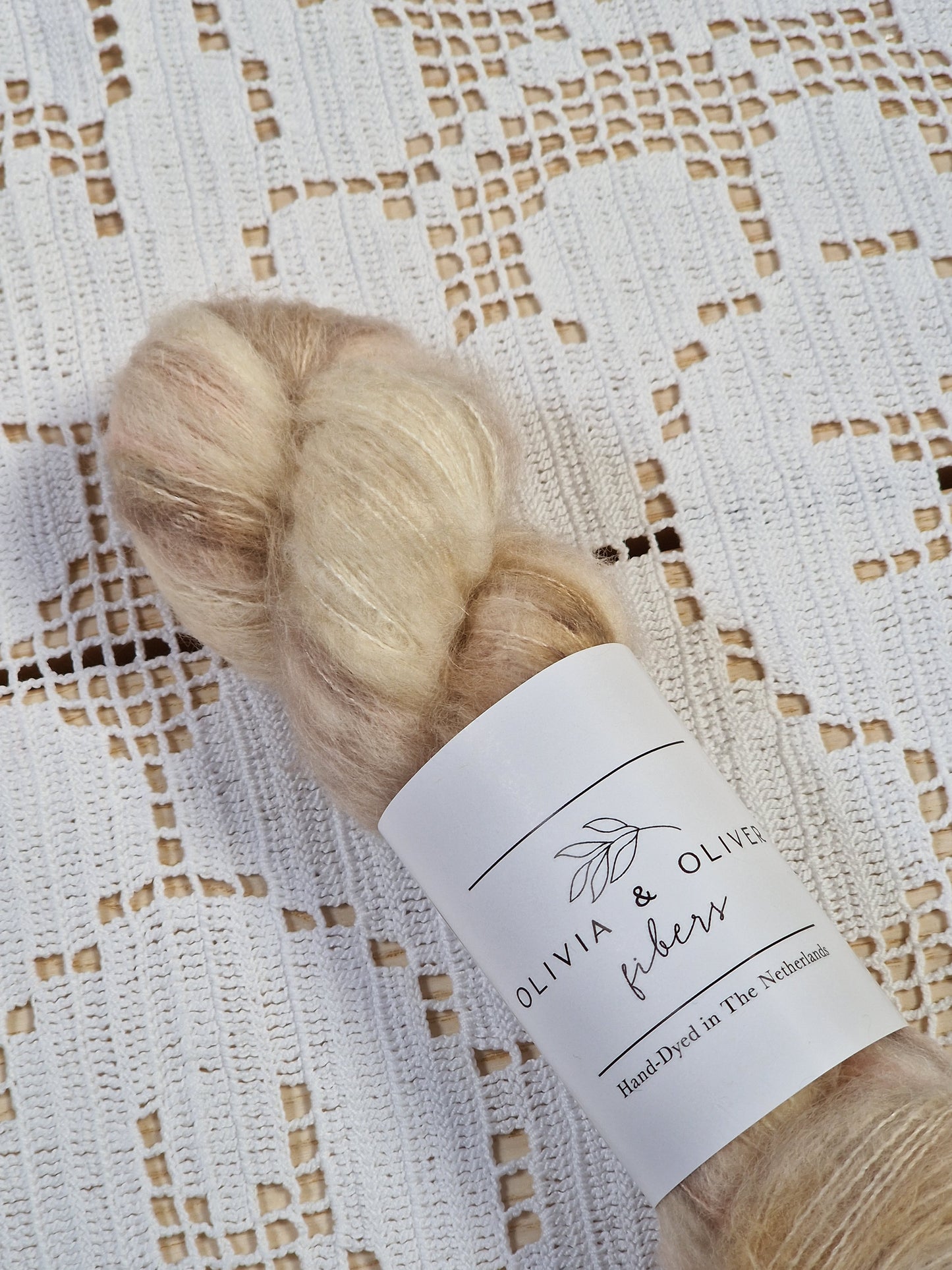 Olivia & Oliver Fibers hand-dyed Suri Silk