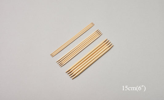 Seeknit Shirotake Bamboo Double Pointed Needles (15 cm - 6")