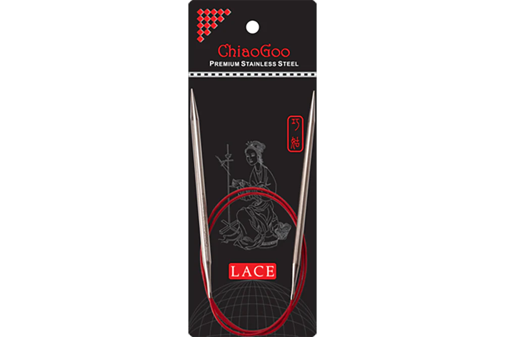 ChiaoGoo Red Lace Circular Knitting Needle