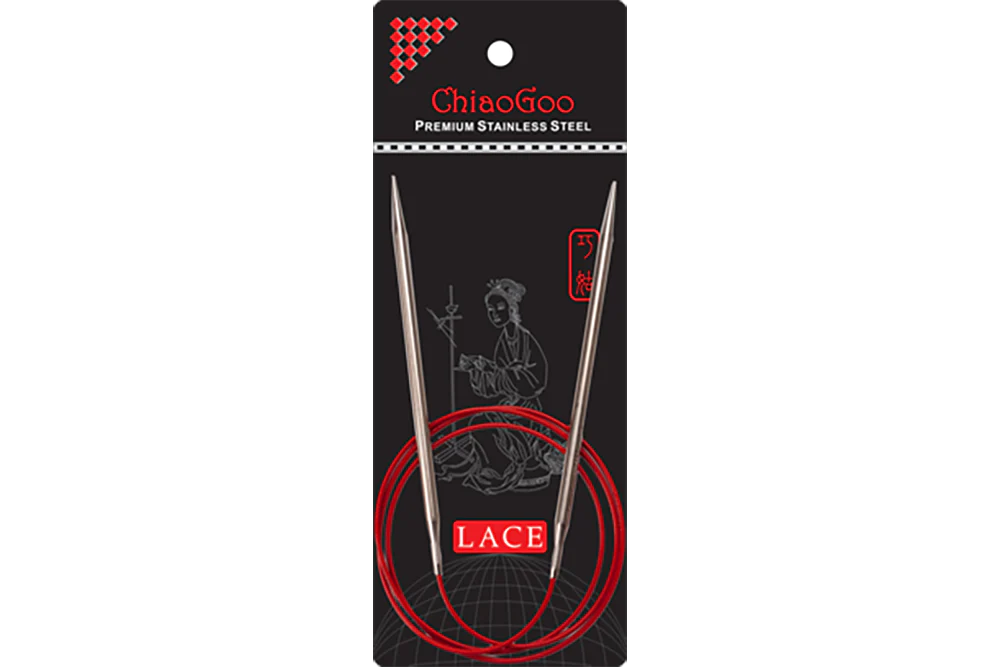ChiaoGoo Red Lace Circular Knitting Needle
