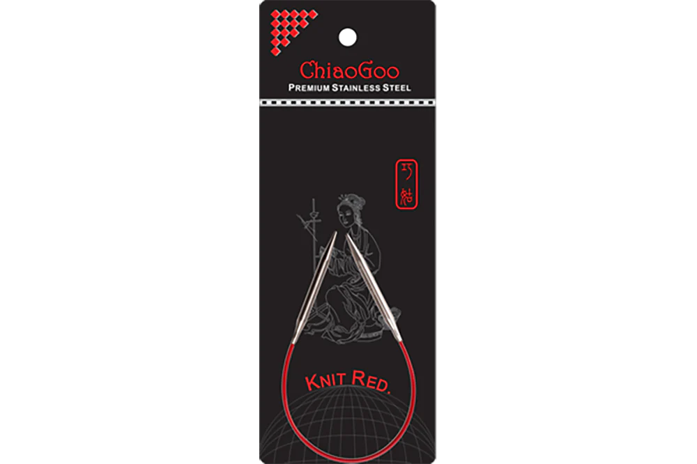 ChiaoGoo Red Lace Circular Knitting Needle