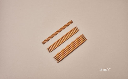 Seeknit Koshitsu Bamboo Double Pointed Needles (15 cm - 6")